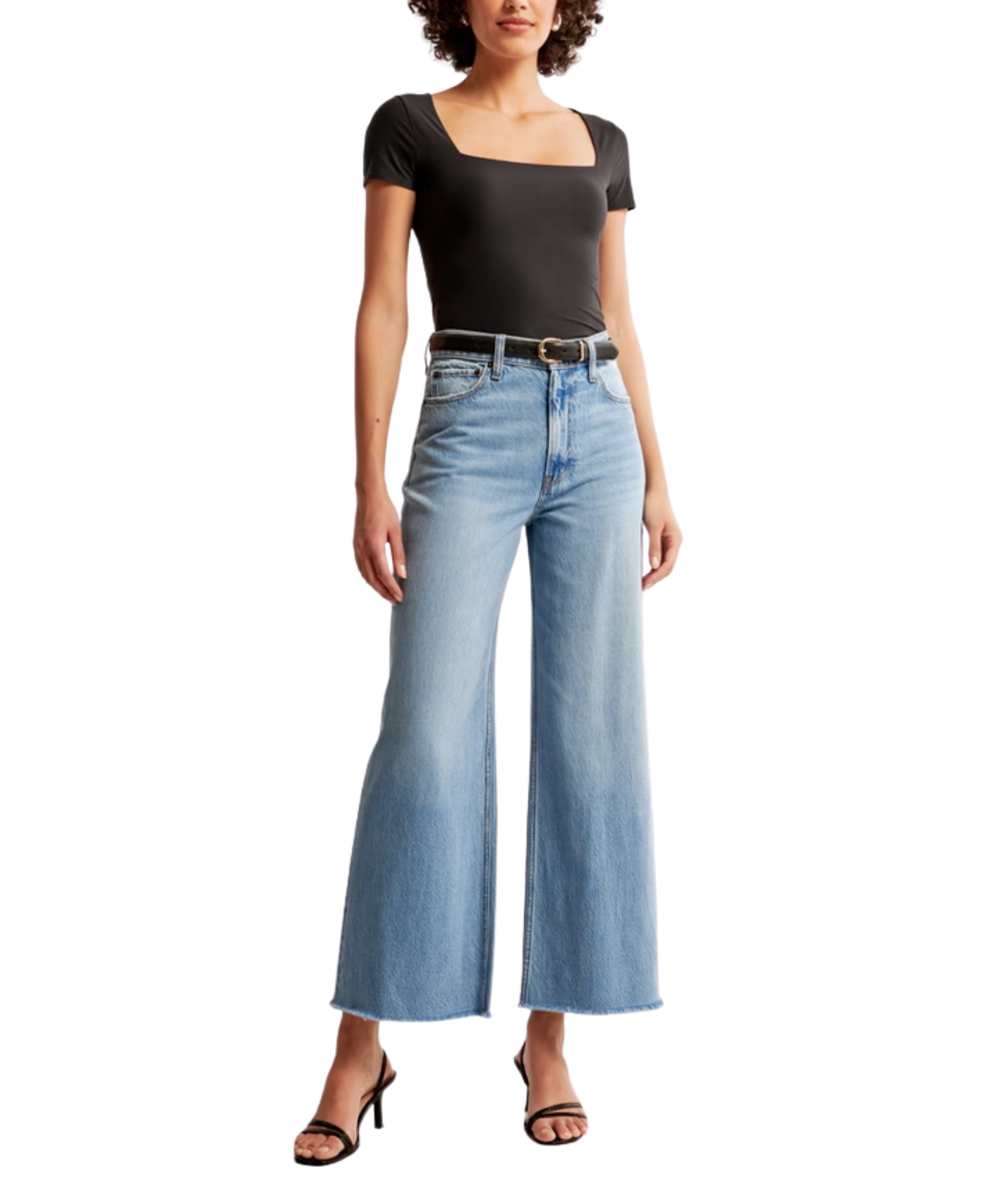 Cropped Fit Pants